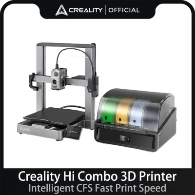 Creality Hi Combo Impressora 3D Inteligente CFS Velocidade de Impressão Rápida 500 Mm/s Calibrações Hands-off Multi-cor Desktop Impressão 3D