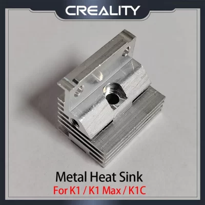 Creality-dissipador de calor de metal para impressora 3D, peças do radiador, K1, Max, K1C, série K1, original, 1pc
