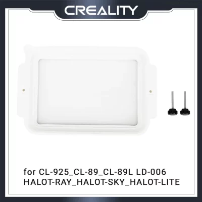 Creality kit de cuba de resina original, bandeja de plástico branca, peças de impressora 3d para HALOT-RAY_CL-89 HALOT-SKY_CL-89L HALOT-LITE_LD-006