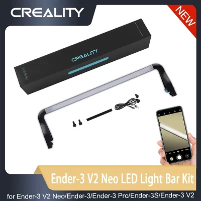 Creality Ender-3 v2 neo kit de barra de luz led 24v/5w peça de impressora 3d para Ender-3 v2 neo/Ender-3/Ender-3 pro/Ender-3S/Ender-3 V2