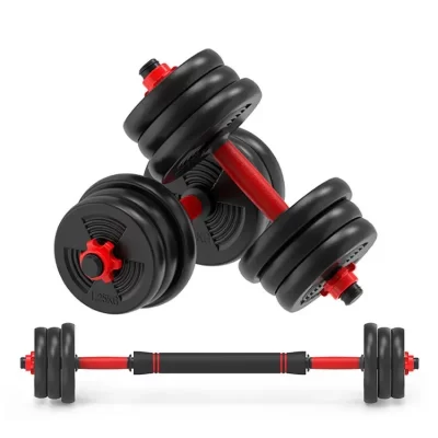 Três em um equipamento de ginástica pesado rapidamente fitness 15kg/20kg/30kg/40kg/ 50kg conjunto de halteres e halteres ajustáveis