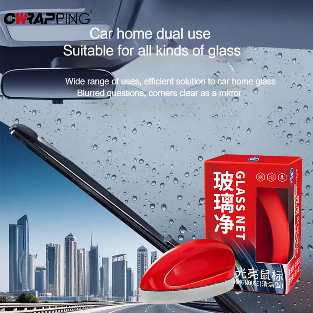 Removedor De Filme De Óleo De Vidro Do Carro, Auto Detalhamento Poderoso Limpador De Pára-brisas Escova De Limpeza De Esponja, Limpeza Multifuncional - Image 5