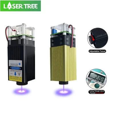 Laser árvore 20w módulo laser 450nm 40w ttl luz azul gravador a laser cabeça para máquina de corte e gravação a laser ferramentas para trabalhar madeira