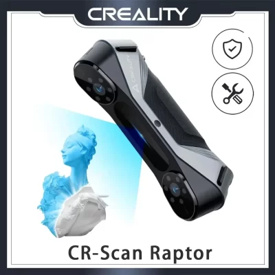 Creality 3D CR-Scan Raptor Scanner 3D de consumo NIR azul de múltiplas linhas para impressão 3D Scanner portátil de até 60FPS Velocidade de digitalização