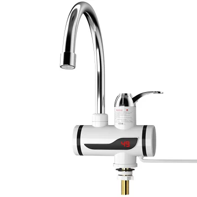 Torneira inteligente de dupla finalidade quente e fria, aquecimento rápido de 3000 W com controle de temperatura digital para banheiro/cozinha são aplicáveis