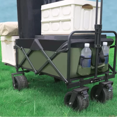 Carrinho dobrável com rodas dobrável, carrinho grande dobrável para acampamento, jardim ao ar livre, carrinho portátil para churrasco 구