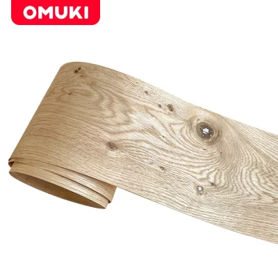 Omuki europeu burl carvalho folheado de madeira móveis diy mesa piso quarto cadeira mesa painel pele renovação carpintaria