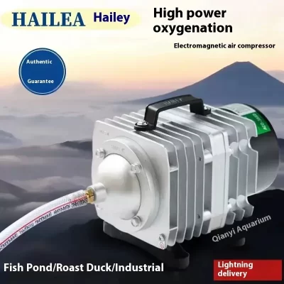 220v hailea externo de alta potência ac e-magnético bomba de ar lagoa de peixes bomba de oxigênio compressor para lagoa bomba aerador de ar ACO-208 308