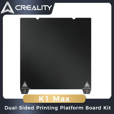 Creality original k1 max kit de placa de plataforma de impressão dupla face (sem adesivo magnético macio) 310mm * 315mm acessórios para impressora 3d