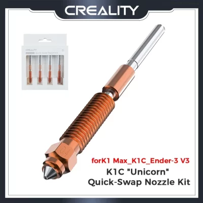 Creality k1c Ender-3 v3 Ender-3 v3 plus unicórnio kit de bocal de troca rápida instalação rápida impressão de alto fluxo material atualizado