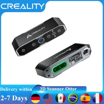 Creality 3d scanner cr-scan otter 24 bits 0.02mm precisão ultra-alta precisão lidar com scanner anti-vibração digitalização colorida