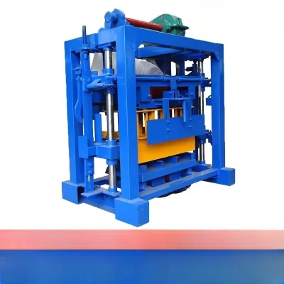 4-35 bloco oco de concreto formando tijolos que fazem a máquina móvel de fabricação de tijolos não queimados de cimento doméstico rural