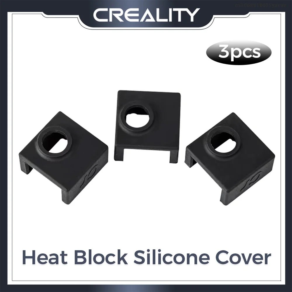 Creality meia de silicone para bloco de calor peças de impressora 3d bloco de aquecimento capa de silicone para Ender-3_Ender-3 Pro_Ender-3 V2_CR-10S