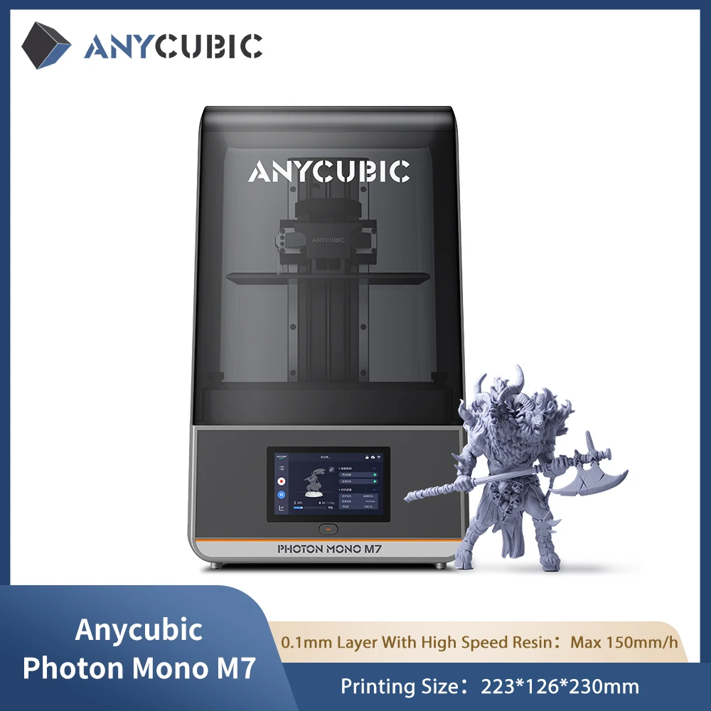 ANYCUBIC DLP SLA LCD Resina Impressora 3D Photon Mono 2, X 6Ks, M5s Pro, 14K M7 Pro, M3 Max, D2, Wash and Cure 3, 3 Plus, Max - Image 4