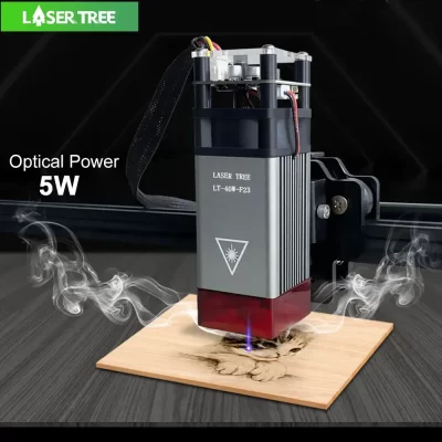 Módulo laser árvore 40w, 12v, foco ajustável, 450mm, laser azul, cabeça cnc para corte a laser, máquina de gravação, ferramentas de madeira diy