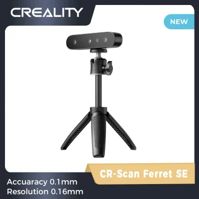 Creality CR-Scan Ferret SE 3D Scanner Portátil Scanner 30FPS Digitalização Rápida 0.1mm Precisão 24 Bit Kit de Digitalização Fullcolor