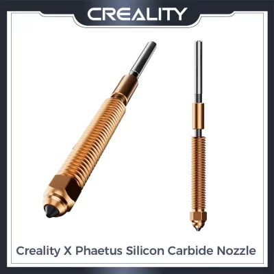Bico de carboneto de silício Creality X Phaetus 0,4 mm / 0,6 mm Forte resistência ao desgaste Peças de impressora 3D atualizadas para K2 Plus_Creality Hi