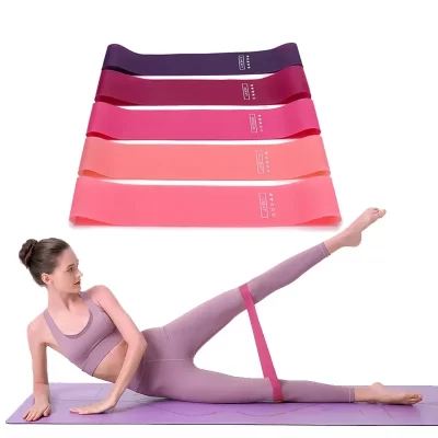 Equipamento de treino de fitness portátil faixas de resistência de borracha yoga ginásio elástico força da goma pilates crossfit feminino peso esportes