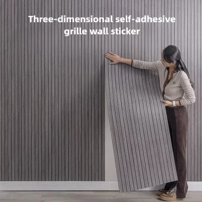 Painéis de treliça de espuma autoadesivos - adesivos de parede decorativos 3D para decoração de parede de fundos de quarto
