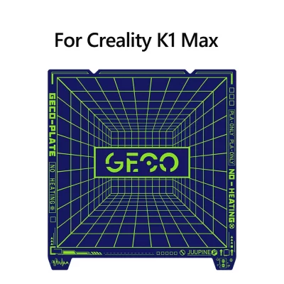 Para creality k1 max atualização placa geco 310x315mm impressão dupla face k1 max placa de construção pla sem calor forte adesão cama fria