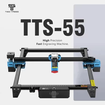 Twotrees TTS-55 máquina de corte e gravação a laser para madeira/couro/metal/acrílico impressora 3d a laser 40w/80w