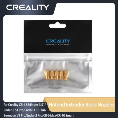 Creality 0.2/0.3/0.4/0.5/0.6/0.8mm Hotend Extrusor Bicos Bico de Impressora 3D para Ender-3 Série/Ender 5 Série/CR-6 SE Impressora 3D