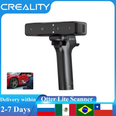 Creality 3D Scanner CR-Scan Otter Lite e Lite Bridge 0,05 mm Ultra-alta precisão com cabo de 24 bits Scanner sem fio colorido