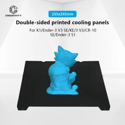 Placa fria de impressão de baixa temperatura 235x235mm superfície de construção para k1/nder 3 v3 se/ke/nder 3 v3/cr10 se/Ender-3 s1 impressora 3d cama aquecida