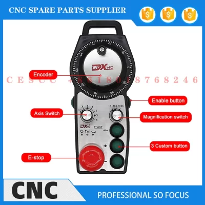 Controlador CNC Centro de usinagem CNC máquina fresadora de pórtico sistema CNC gerador de pulso de manivela eletrônica sem fio