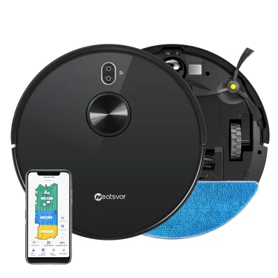 Neatsvor-robô aspirador x600 , navegação a laser, gerenciamento de mapas, varredura, piso e limpeza