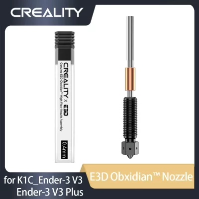 Creality K1C_Ender-3 V3_Ender-3 V3 Plus E3D Obxidiano ™ Acessórios para impressora 3D de material atualizado com conjunto de bico de alto fluxo