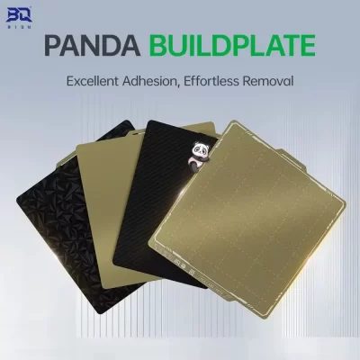 Bigtreetech panda placa de construção 256mm 180mm dupla face texturizada e suave pei pet peo para bambu laboratório p1p p1s x1 a1 impressora 3d heatbed