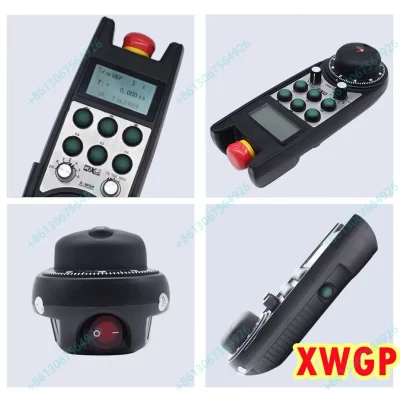 XWGP-Volante eletrônico sem fio, máquina de gravura CNC, centro de processamento, suporte 6 botões personalizados, adequados para Hass