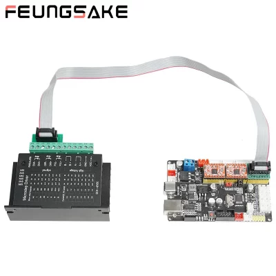 Tb6600 driver de motor de passo nema 23 4a Dc9-42Vdc 57 driver de motor de passo grbl cnc roteador controlador grbl adaptador nema 23