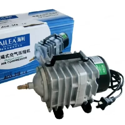 Hailea-Compressor De Ar Eletromagnético, Bomba De Ar Do Aquário, Tanque De Peixes, Lagoa, Bomba De Ar De Oxigênio Hidropônico, ACO-318, 70L/min, 25W-45W, Novo