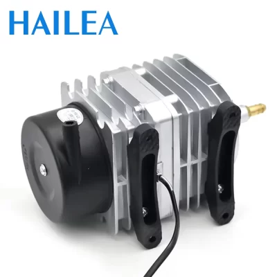 Hailea externa de alta potência ac e-magnética bomba de ar 220v tanque de peixes lagoa bomba de oxigênio compressor bomba aerador de ar ACO-388D