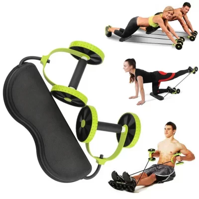 Ninivi rolo puxar corda abdominal trainer equipamentos de ginástica abs ginásio em casa equipamentos fitness resistência