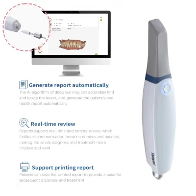 Versão Dental 3.0 Pro Intraoral Scanner 3D, 3D com Software Livre, CAD, CMD, Restauração Ortodôntica, CE, Aprovado ISO
