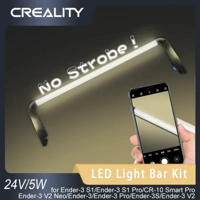 Creality sem kit de barra de luz led estroboscópica 24v/5w atualização de peças de impressora 3d para Ender-3 s1 pro/CR-10 smart pro/Ender-3 v2 neo series