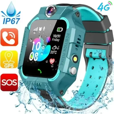 Crianças 4g relógio inteligente sos gps localização cartão sim chamada criança smartwatch câmera à prova dwaterproof água presente para ios android crianças presente