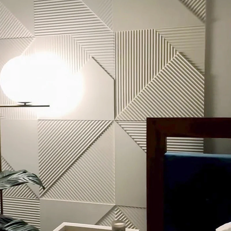 4 pçs 50cm casa renovação de parede estéreo 3d painel de parede não auto-adesivo 3d adesivo de parede arte telha papel de parede quarto banheiro teto - Image 5
