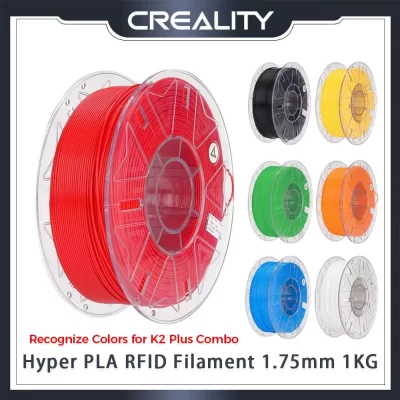 Creality hyper pla filamento rfid 1.75mm 1kg impressão de alta velocidade cores ricas etiquetas rfid para k2 plus combo filamento de impressão 3d