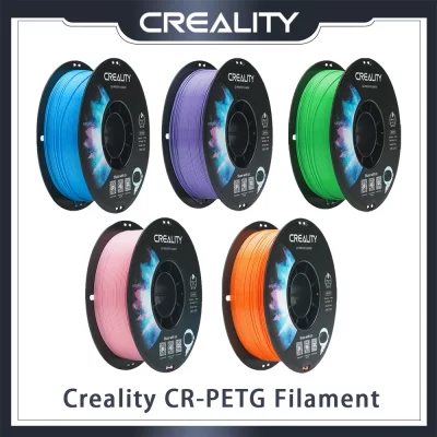 Creality CR-PETG filamento 1kg 1.75mm alta temperatura eco-amigável inodoro não-tóxico excelente filamento de impressora 3d novas cores
