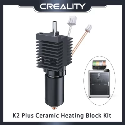 Kit de bloco de aquecimento cerâmico Creality K2 Plus bico de troca rápida 350 ° C peças originais da impressora K2 Plus 3d da resistência de alta temperatura