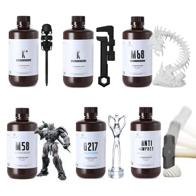 Resione-Fotopolímero Resina para Elegoo Anycubic, Impressora 3D Resina Líquida, ABS como resistente, Anti-luz, 1kg