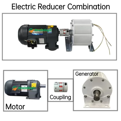 Gerador de ímã permanente, 20kw, 30kw, 50kw, 80kw, 100kw, 120v, 220v, 380v, 400rpm, dínamo, gerador silencioso com motor de acionamento
