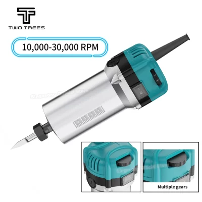Cnc roteador de madeira aparador elétrico roteador 800w aparador madeira roteador eixo para fresagem gravador a laser ttc450 ttc450 pro