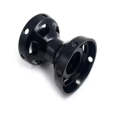 Cadeira de rodas esportiva personalizada com 12 furos, cubo de liga de alumínio, acessórios para cadeiras de rodas, anodização, serviço de usinagem CNC