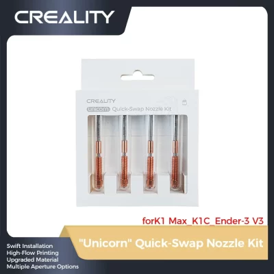 Kit de bico de troca rápida Creality Unicorn para K1 Max_K1C_Ender-3 V3 Swift Instalação Impressão de alto fluxo atualizada
