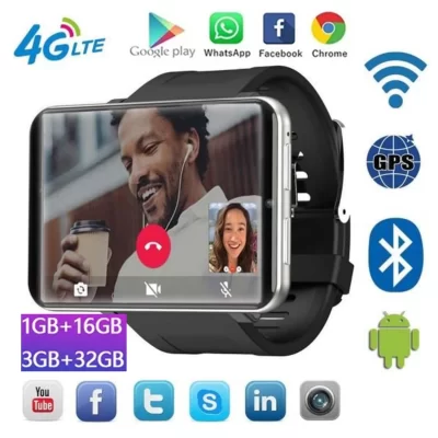 Dm100 480*640 tela ips 4g lte cartão sim relógio inteligente 5mp câmera de vídeo bluetooth chamada telefone reloj inteligente wifi gps smartwatch